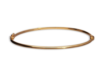 Žluté zlato pevný náramek